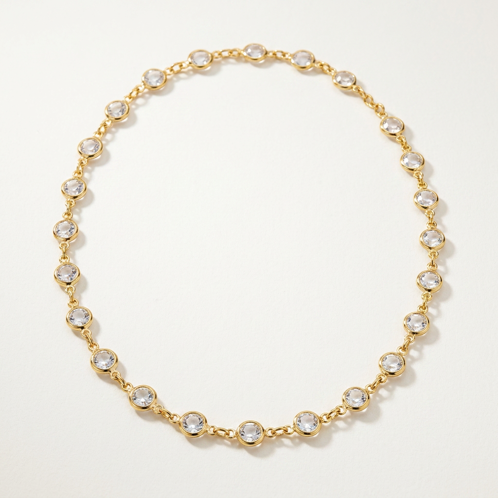Colar Riviera Champagne