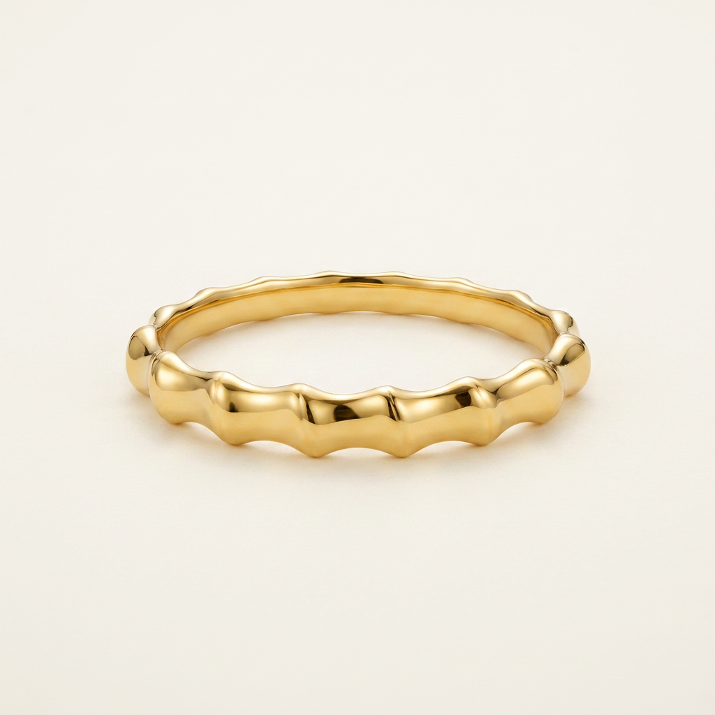 Bracelete Bambou Dourado