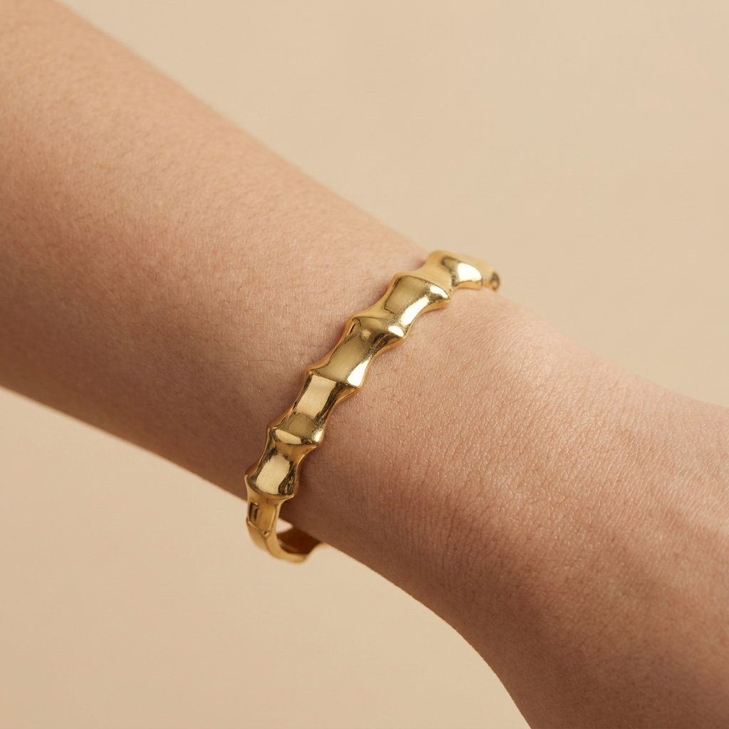 Bracelete Bambou Dourado — foto 2